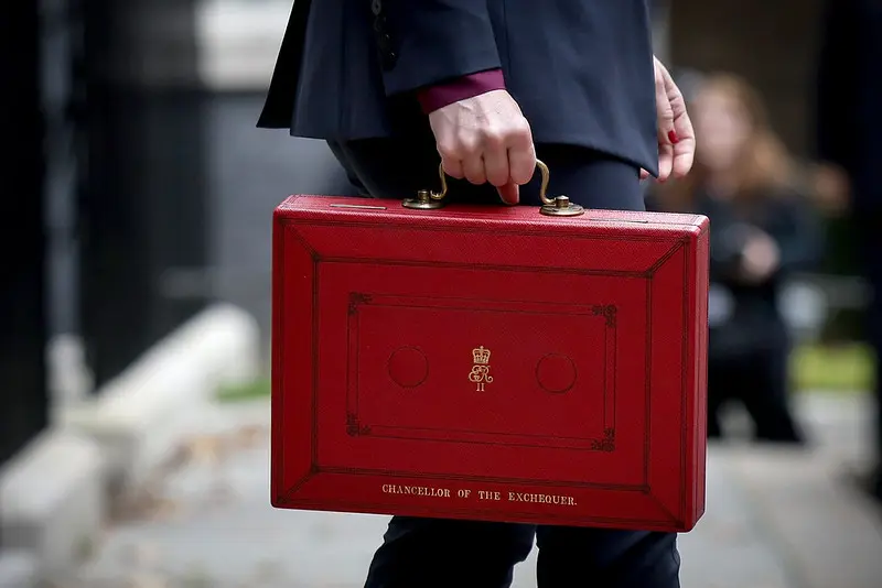 Rachel Reeves before delivering the Budget