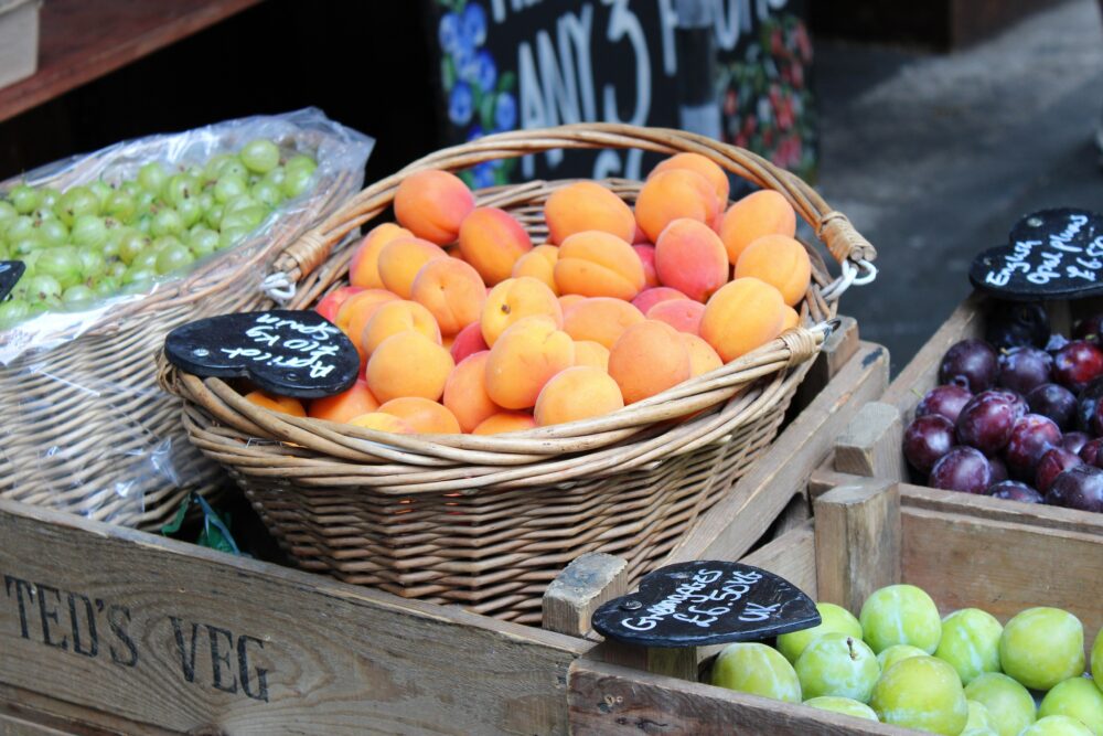 Fruit at a market stall