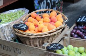 Fruit at a market stall