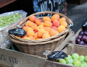 Fruit at a market stall