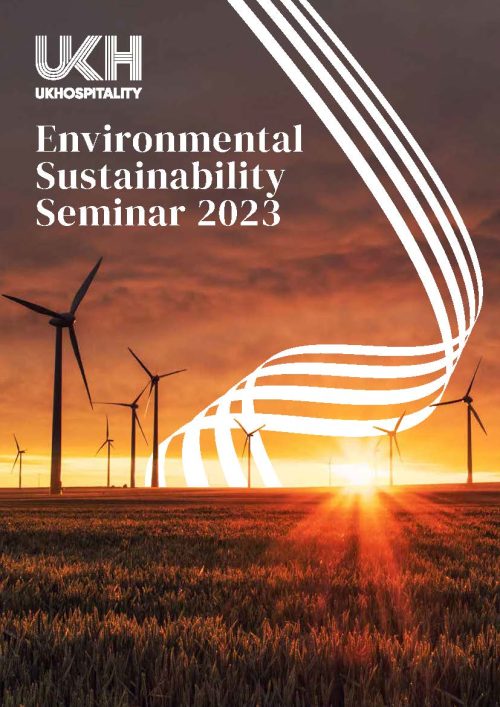 Environmental Sustainability Seminar brochure - October 2023
