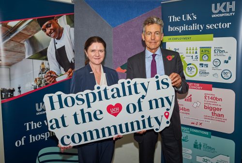 Ben Bradshaw MP and UKHospitality Chief Executive Kate Nicholls