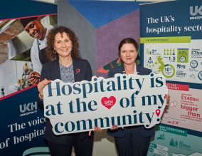 Wendy Chamberlain MP and UKHospitality Chief Executive Kate Nicholls