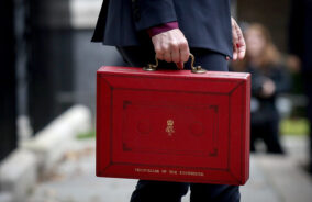 Rachel Reeves before delivering the Budget