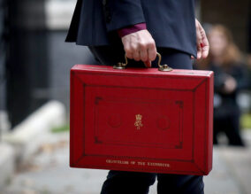 Rachel Reeves before delivering the Budget