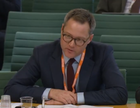 Allen Simpson giving evidence to Employment Rights Bill Committee