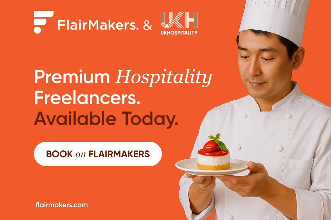 FlairMakers is giving UKHospitality members a full year of free access to the first UK platform for skilled hospitality freelancers, from operations to management and advisory. No subscription fees, no lock-in, just on-demand access to vetted talent with integrated training, same-day payouts, and fully transparent commissions. Whether you're a hotel, restaurant, or event operator, this is the easiest way to solve your staffing gaps while supporting fair, flexible work in hospitality. Offer available to new FlairMakers clients only. Email membership@ukhospitality.org.uk with your code and we'll put you directly in touch with the supplier.