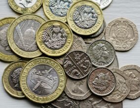 Money, pound coins