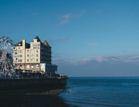 Hotel on the coast in Llandudno, Wales