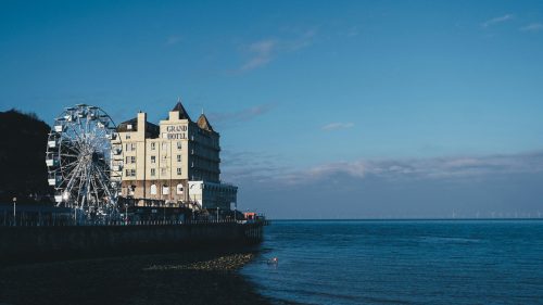 Hotel on the coast in Llandudno, Wales