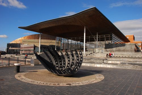 Senedd (Welsh Parliament), Cardiff, Wales