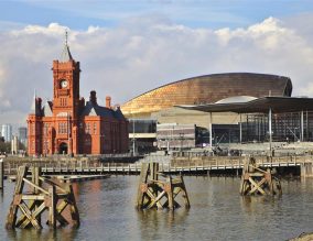 Senedd (Welsh Parliament), Cardiff, Wales