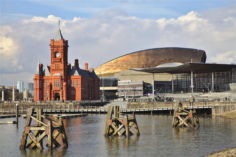 Senedd (Welsh Parliament), Cardiff, Wales