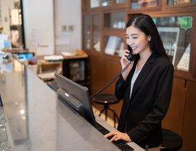 hotel receptionist