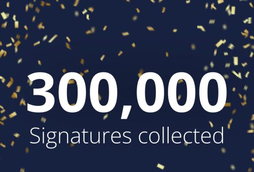 #VATsTheProblem reaches 300,000 signatures