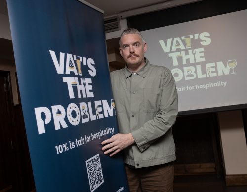 NTIA Scotland's Graham Suttle at the launch of the #VATsTheProblem campaign in Glasgow.